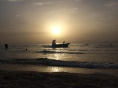 One boat left