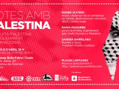 Roger Waters, speaks about Palestine in Barcelona